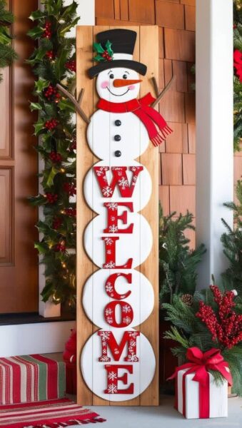 Laser cut yard decor for Christmas