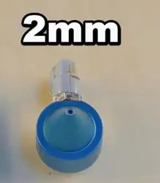 A narrow nozzle provides concentrated airflow for laser cutting A narrow nozzle provides concentrated airflow for laser cutting