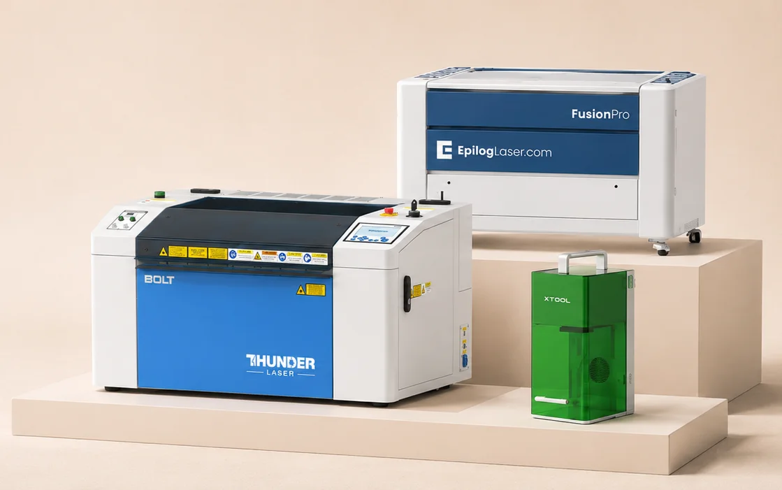 Epilog vs Thunder Laser vs xTool: Which Laser Engraver Is Best?