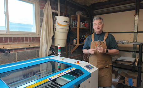 Thunder Laser Nova PLUS 35 RF C02. Laser to Lightburn. Installation