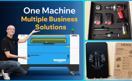 Titan Pro Dual Lasers: Multi-Industry Solutions from Restaurant Menus to Tool Foam