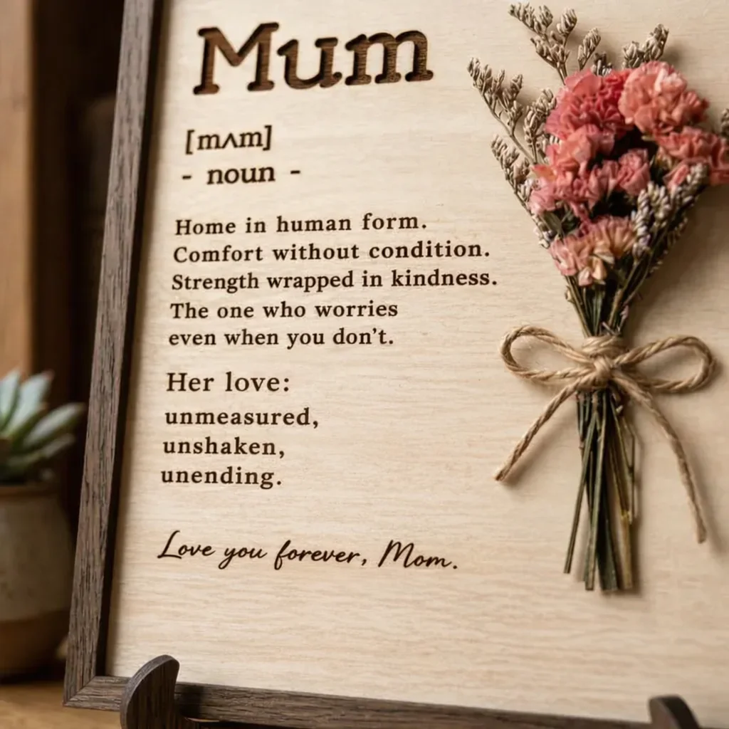 laser cut  mother's day gift