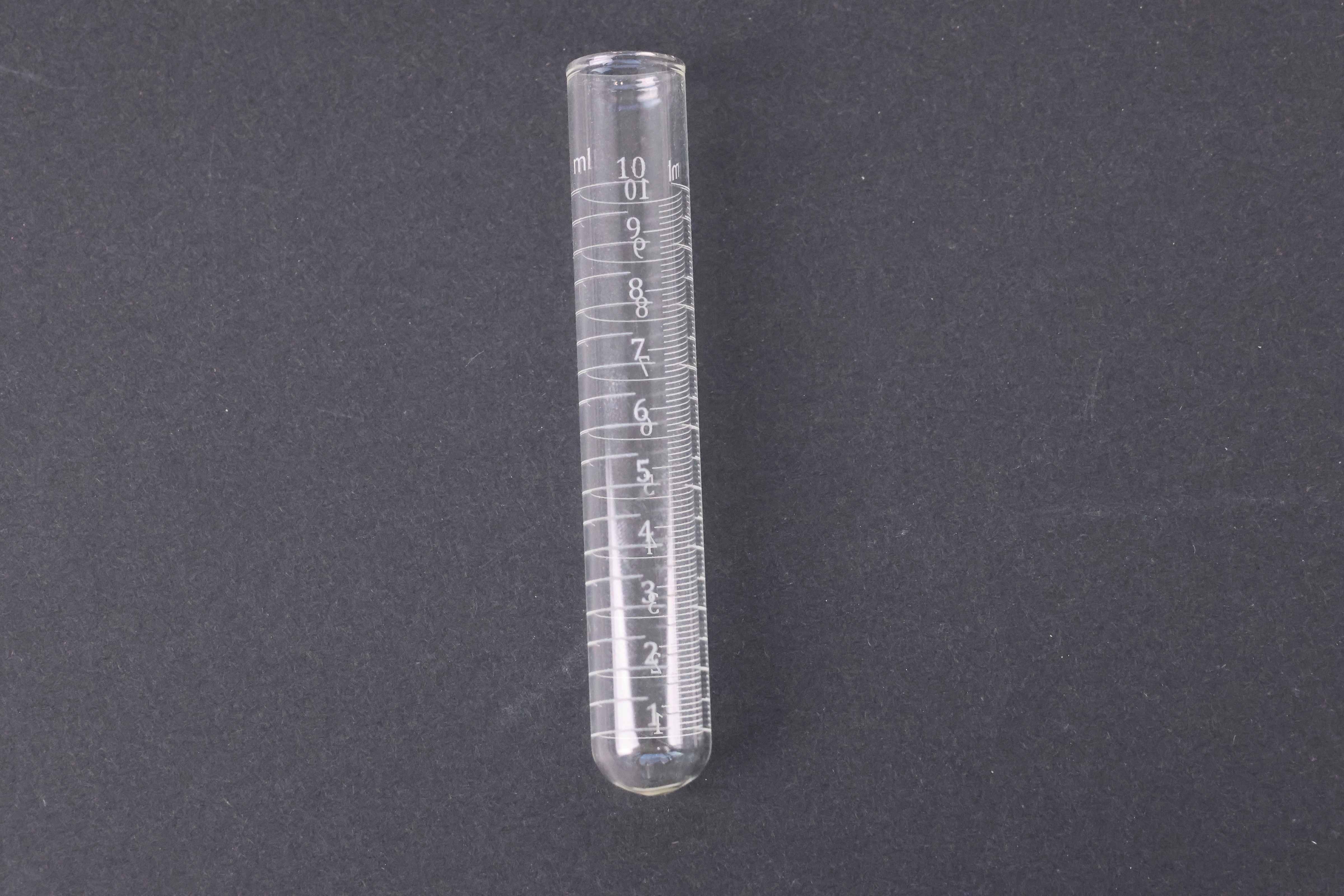 laser marked  glass tube