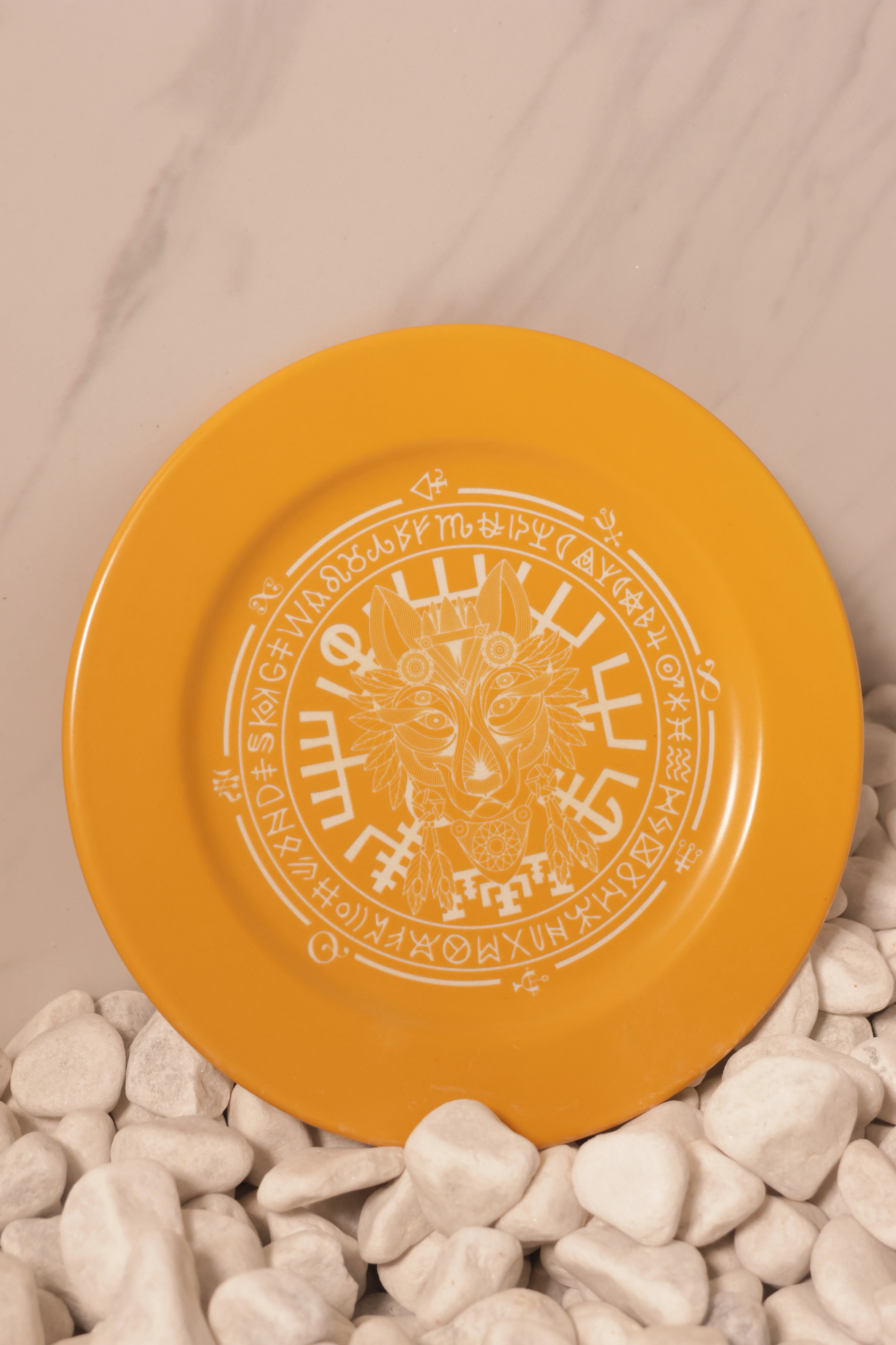 vector engraving on ceramic
